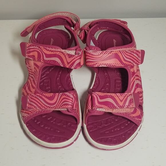 Eddie Bauer Girls Pink Strappy Hiking Sandals - Picture 1 of 7